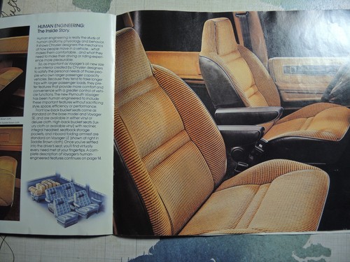 1984 Plymouth Voyager Van 20-page Original Car Sales Brochure Catalog - Picture 2 of 2