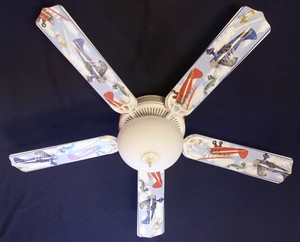 New Kids Flying Airplanes Planes Ceiling Fan 52 Ebay