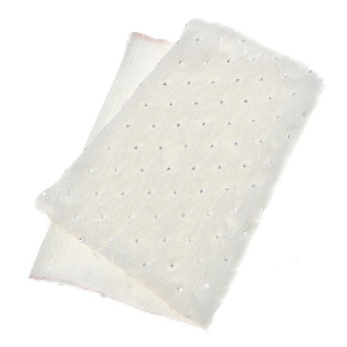 Tela de felpa de piel sintética de conejo estrella brillante A4 suave pila corta esponjosa hágalo usted mismo Navidad hágalo usted mismo - Imagen 3 de 22