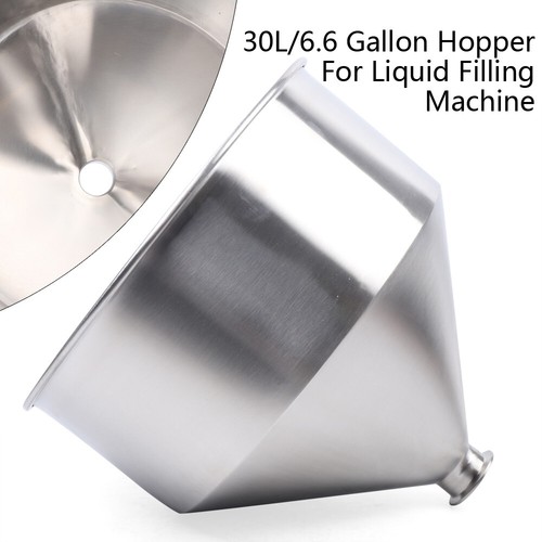 30L Hopper Stainless Steel Hopper for Liquid + Paste Container Filling Machine - Picture 2 of 13