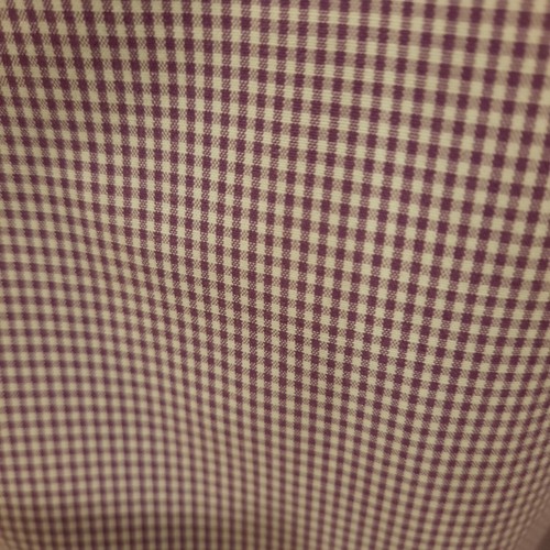 Blaq Mens Long Sleeve Button Dress Shirt Purple White Check Tailored Fi Large - Picture 5 of 8