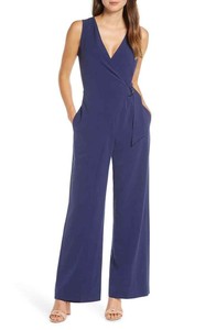 vince camuto navy blue jumpsuit