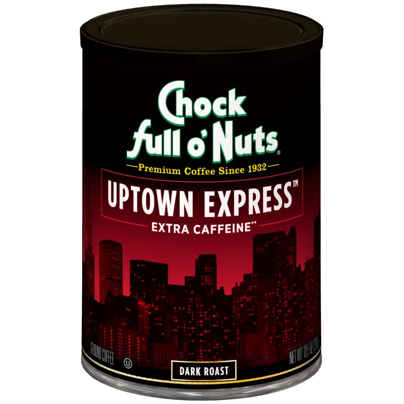 Chock Full O’Nuts New York Roast, Dark Roast Ground Coffee Gourmet