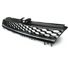 Kühlergrill Grill passend für VW Golf 7 08/12- Wabengitter Leiste Chrom /Schwarz