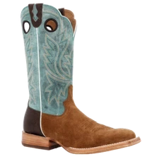 Durango Men's Shrunken Bullhide Leather Square Toe Western Boots DDB0467