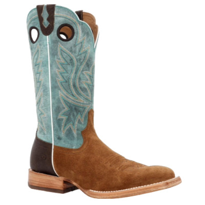 Durango Men's Shrunken Bullhide Leather Square Toe Western Boots DDB0467
