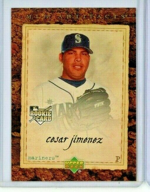 2007 Upper Deck MLB Artifacts Cesar Jimenez Rookie RC #76  Seattle Mariners Mint