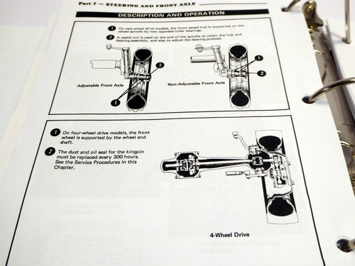 Ford 1300, 1500, 1700, 1900 Tractor Service Manual Repair Shop Book NEW w/Binder - Picture 11 of 12