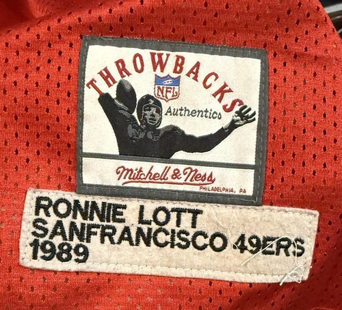 Mitchell & Ness Size 56 San Francisco 49’ers Ronnie Lott Football Jersey - Picture 5 of 20