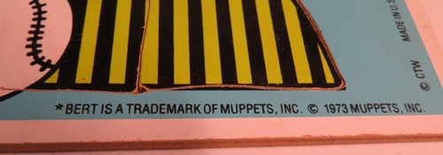 Vintage 1973 Sesame Street Playskool Bert's "B" Puzzle 2-5 yr No. 315-2 GUC - Picture 7 of 10
