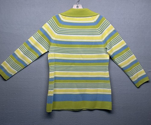 Double Knitted women Long sleeve collared button up Cardigan sweater size 12 - Bild 9 von 9