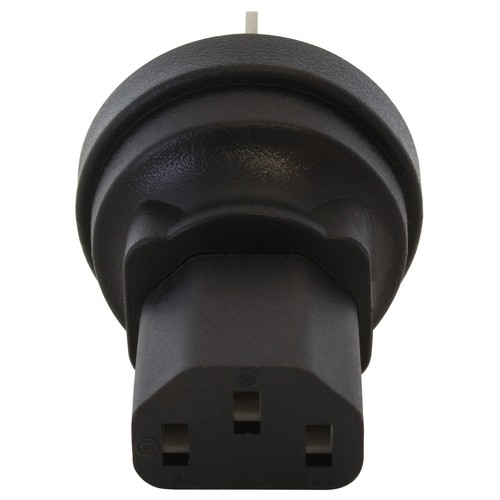 AC WORKS® Type I Australian Plug to IEC C13 Adapter – 10A, 250V - Picture 3 of 4