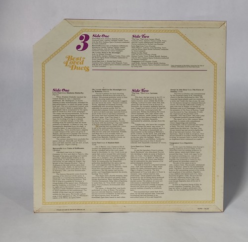 Command Performance: A Night At The Opera - Loved Duets (3) - Music Vinyl Record - Picture 2 of 4