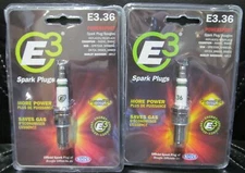 Pair of E3 SPARK PLUGS E3.36 2 Plugs DIAMOND FIRE TECH HD# 6R12 CHAMPION NGK 