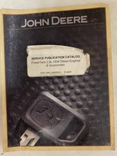 John Deere Service Publication Catalog PowerTech 2.9L OED Engine SPG1288 Manual