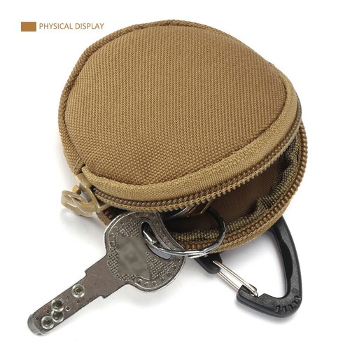 Tactical Coin Bag Small Coin Wallet Keychain EDC Bags Bag - Picture 5 of 21