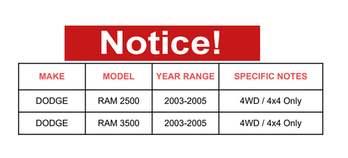For 4WD 2003 2004 2005 Dodge Ram 2500 3500 Front Hub Wheel Bearing Assembly 8LUG - Picture 2 of 8