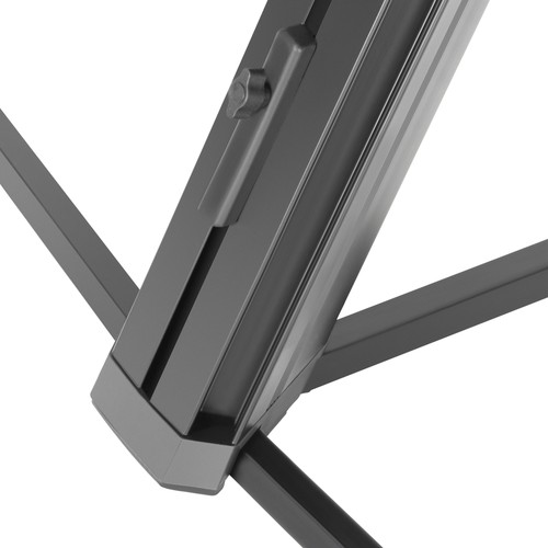Adam Hall Stands SKS 22 XB Double Keyboard Stand Black Aluminium Heavy Load - Picture 4 of 6