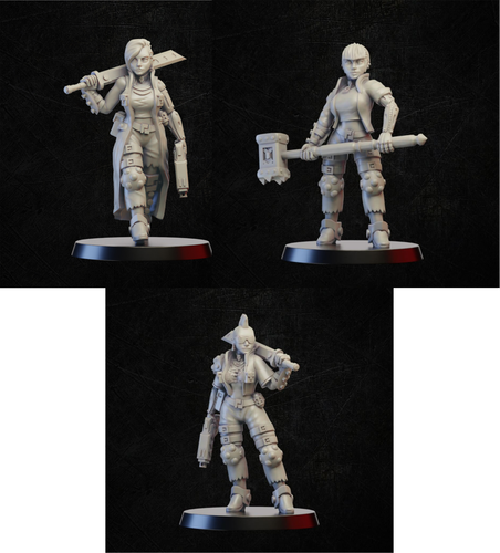 Cyberpunk Ladies Onmioji 28mm 32mm multi anuncio - Imagen 5 de 5