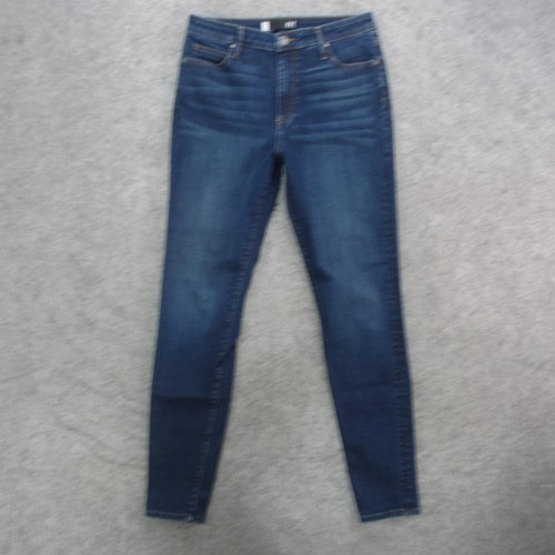 KUT Jeans Women's 10 Blue Dark Wash High Rise Toothpick Skinny Jeans - Picture 1 of 12