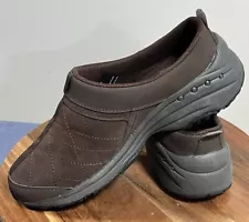 Easy Spirit Clogs 7M Brown Leather Shoes Tellina Boho Cottagecore Goblincore