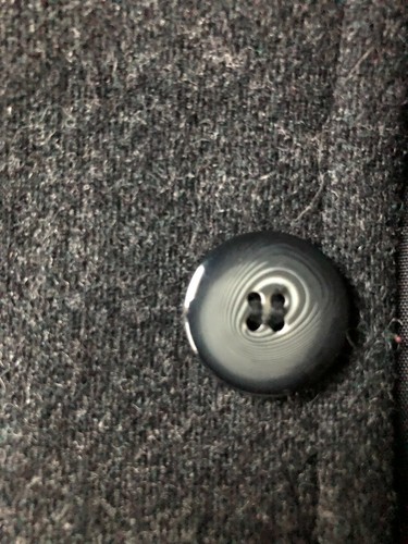 Vintage Sag Harbor 3/4 length Gray Wool Coat - front pockets, fully lined, sz 12 - Picture 11 of 12