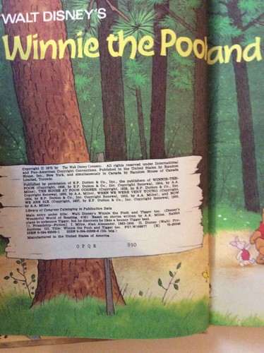 6 Used Vintage Walt Disney Books BCE 1973-1979 Not Abused #379E - Picture 5 of 11