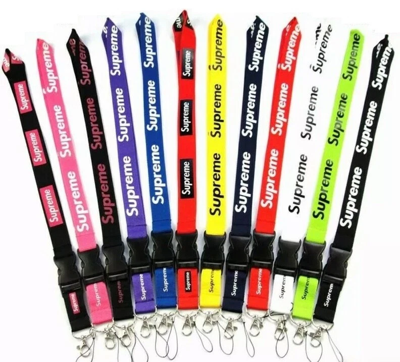 Supreme Fashion Brand Lanyard NEW UK Seller Black Green Sports Shoes  Clothing