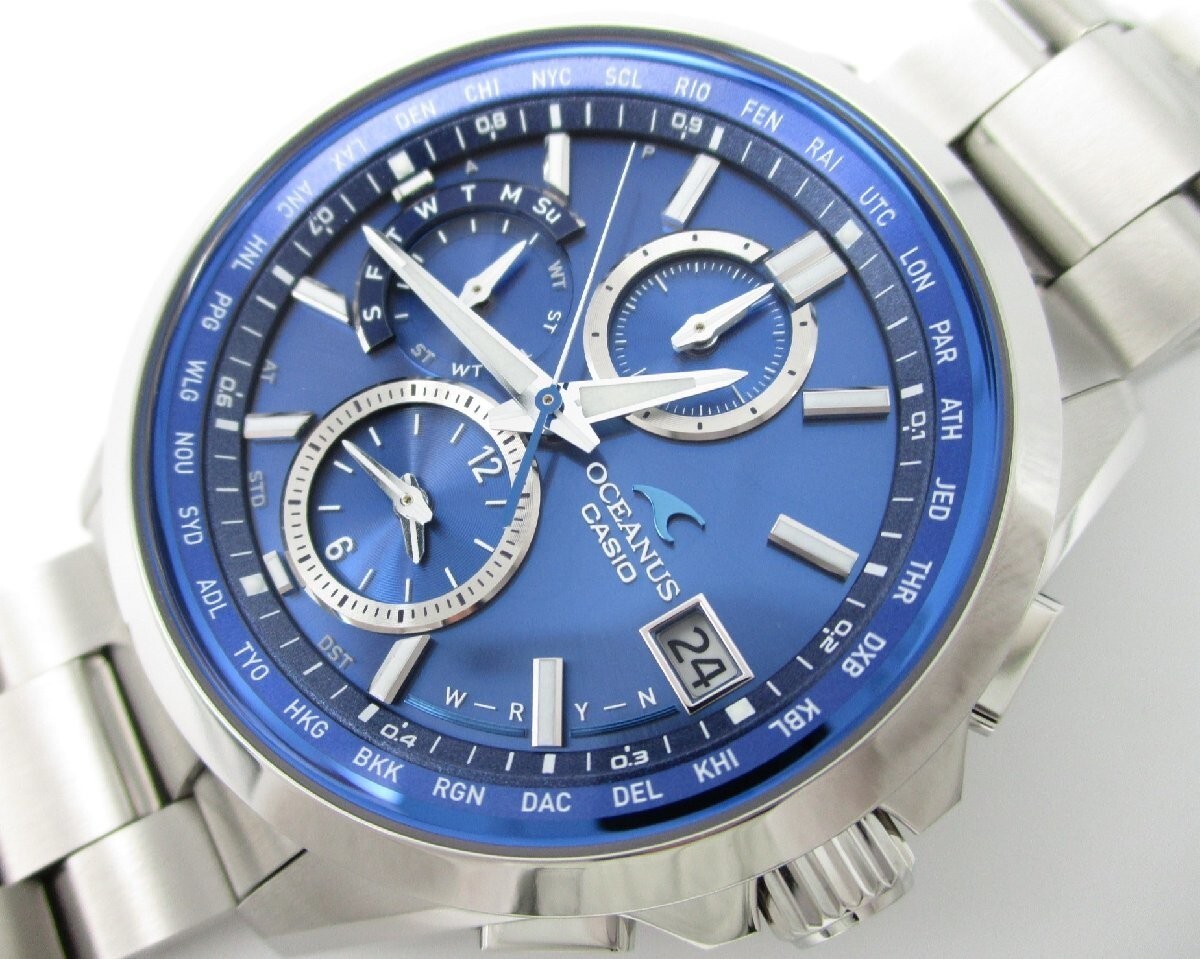 CASIO Oceanus OCW-T2600-2A2JF Good Quartz Unisex Adults CASIO Oceanus OCW-T2600-2A2JF Good Quartz Unisex Adults