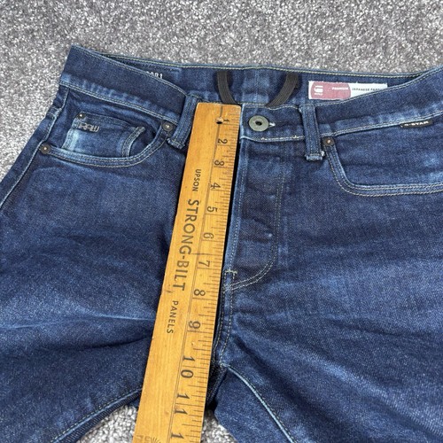 G-Star Jeans Mens 30x32 Selvedge Denim Japanese Button Fly Slim Actual 30x30 - Picture 11 of 13