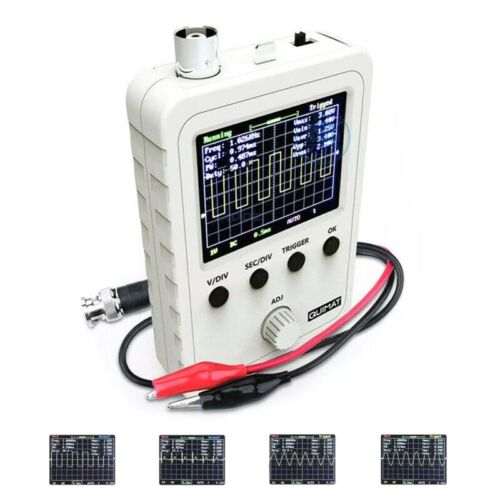New Assembled 2.4" LCD Display Digital Oscilloscope Test with Clip Power - Picture 1 of 12