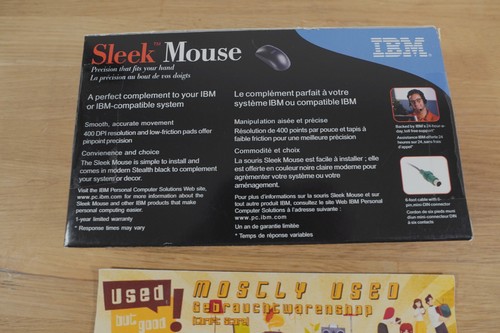 IBM Sleek Mouse PS/2 - Black - 28L3675 | OVP | TESTED | G+ - Bild 9 von 12