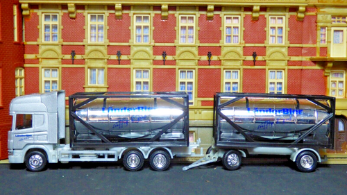 limitiert,Rarität, Scania 124L 420 Container-HZ, Länderbier Niederlande,Nr.LE010 - Bild 2 von 8