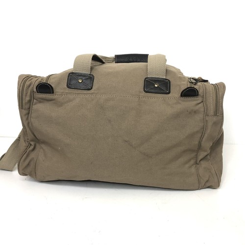 Vintage Eddie Bauer x Ford Carry-On Duffel Bag Canvas/ Leather (Set of 2) - Picture 16 of 19