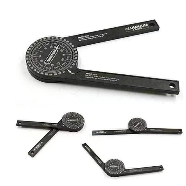 Aluminum Angle Finder Measuring Ruler Miter Saw Protractor Level Drawing Tools Aluminum Angle Finder Measuring Ruler Miter Saw Protractor Level Drawing Tools