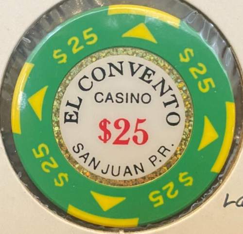 Puerto Rico, EL CONVENTO CASINO, Casino Chip, 25,00 $ - Bild 2 von 4
