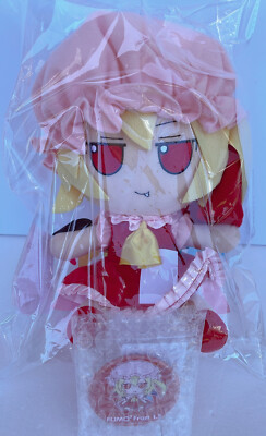 Touhou Project Flandre Scarlet Plush Doll Fumo Fumo Flan Series 26 Tin Badge 1.5