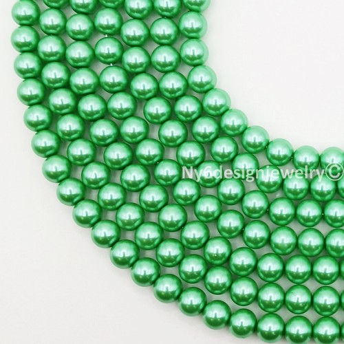 High Quality Glass Pearl Round Spacer Loose Beads 3mm 4mm 6mm 8mm 10mm 12mm 15" - Picture 227 of 291