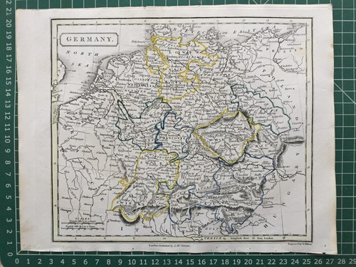 1828 Antique Map; Germany - L. Hebert - Picture 2 of 4