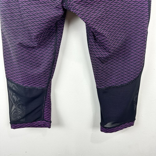 Lululemon Gear Up Crop (17")Score Jacquard Black Polar Pink / Black Size 8 - Picture 7 of 8