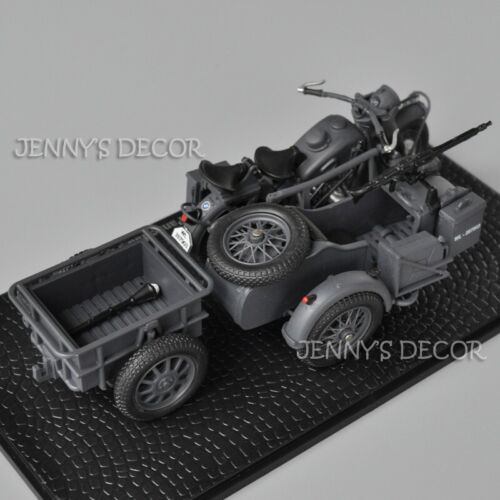 1:24 Scale Diecast Military Model Toy BMW R75 Panzerfaust 30 Sidecar Motorcycle - Picture 4 of 7