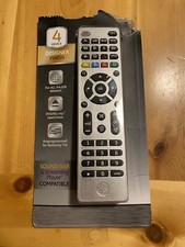 General Electric 33709 4 Device Universal Remote Control - Silver