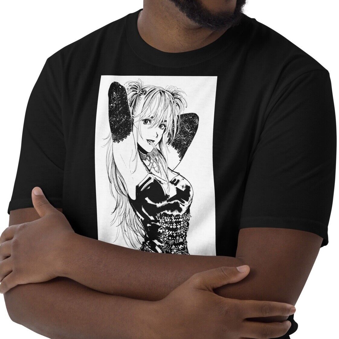 Ahegao Anime Girl Vampire Gothic Nugoth Goth Short-Sleeve Unisex T-Shirt