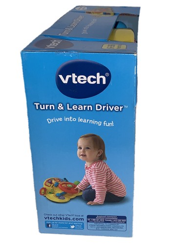 VTech Turn and Learn Driver Steering Wheel Toy Fun Baby Car New In Box 6-36 Mo - Picture 5 of 7