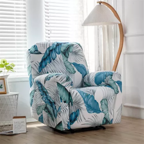Copripoltrona reclinabile elastica stampata floreale copertura geometria nordica 4 pz/set - Foto 26 di 37