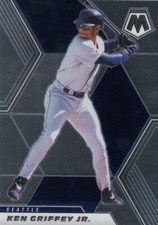 KEN GRIFFEY JR. MOSAIC SILVER BASE MARINERS REDS #162 2021 21 PANINI