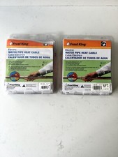 (2) NEW Frost King Electric Water Pipe Heat Cables (12 ft) HC12 and (6 Ft) HC06