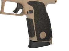 for CZ P-10 S, SC, C, F Extended Magazine Base Plate Aluminum Engraved Black