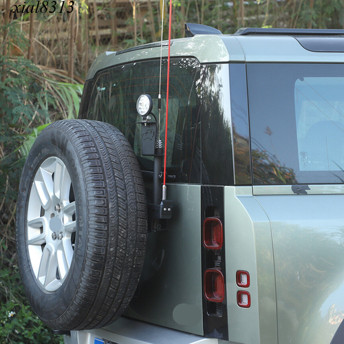 NEW For 20-23 Land Rover Defender 90 110 Tailgate Flagpole Antenna Accessories - Foto 6 di 11