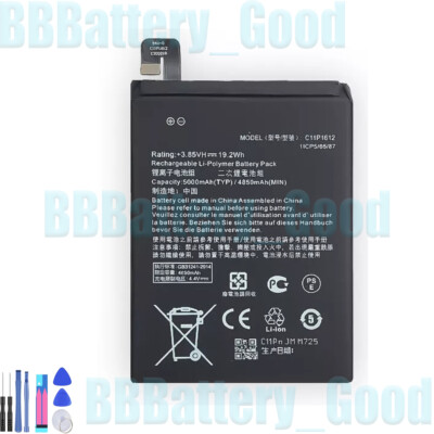 C11P1612 Battery For ASUS ZenFone 3 Zoom 4 Max Pro ZC554KL ZE553KL Z01HD 5000mAh